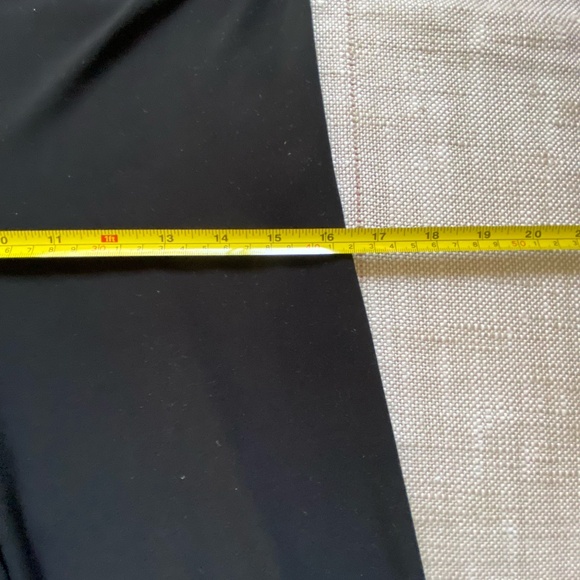 Sympli Black Lace Hem Stretch Elastic Waist Leggings - Sz- 8 (M) - Picture 12 of 13